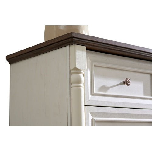 10 - Drawer Dresser Chest with Wooden Base - Rustic Storage for Bedroom & Living Room - product type - NovaVisio