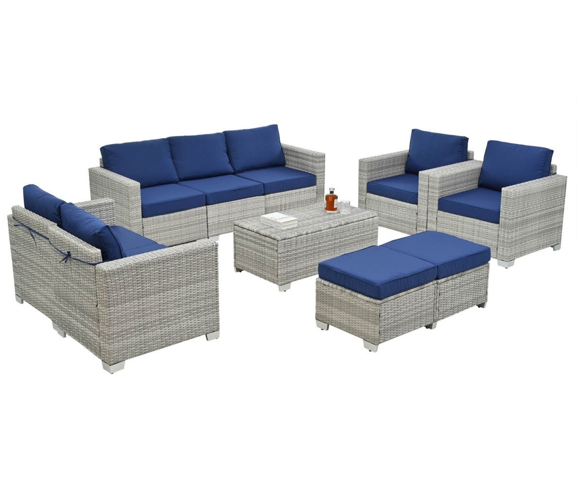 10 Piece Patio Furniture Set - product type - NovaVisio