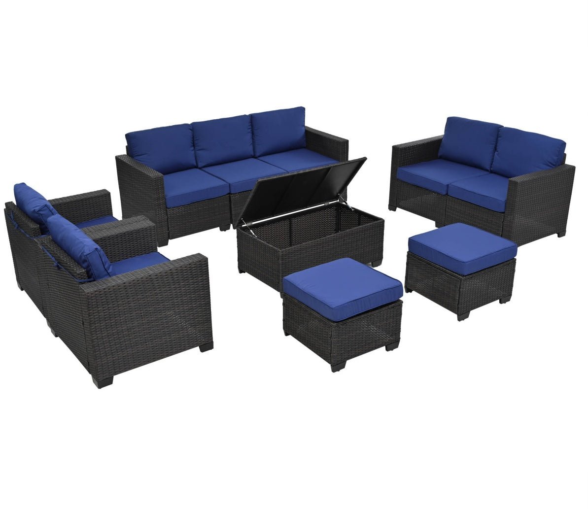 10 Piece Patio Furniture Set - product type - NovaVisio