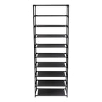 10 - Tier Shoe Rack Organizer - Holds 30 Pairs, Stackable Storage Shelf, 60" Tall - product type - NovaVisio