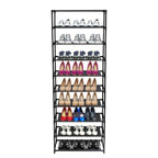 10 - Tier Shoe Rack Organizer - Holds 30 Pairs, Stackable Storage Shelf, 60" Tall - product type - NovaVisio