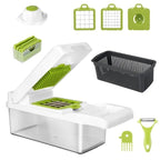 12 - in - 1 Vegetable Chopper with Container - Kitchen Food Slicer Dicer Grater - product type - NovaVisio