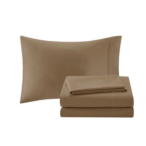 12 Piece Comforter Set With Cotton Bed Sheets Black Queen - product type - NovaVisio