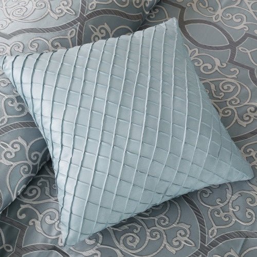 12 - Piece Comforter Set with Cotton Bed Sheets Blue King - Complete Bedding Collection - product type - NovaVisio