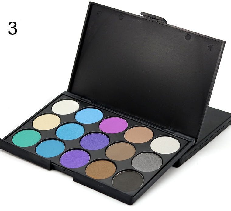 15 - Color Eyeshadow Palette - Earth Tone Smoky Eye Makeup Kit - product type - NovaVisio
