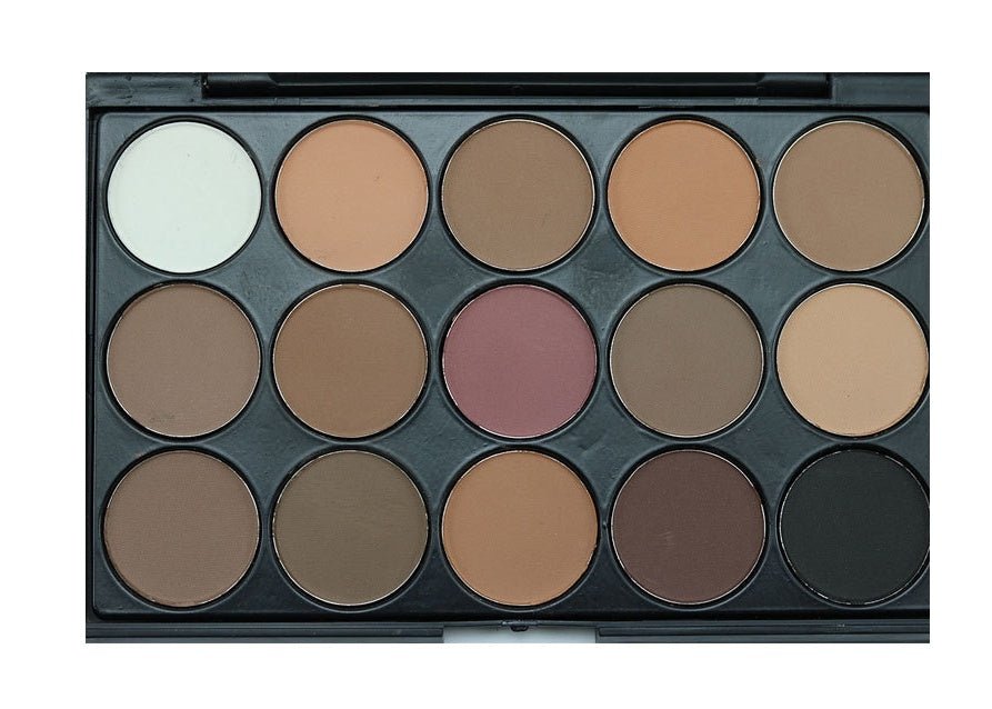 15 - Color Eyeshadow Palette - Earth Tone Smoky Eye Makeup Kit - product type - NovaVisio