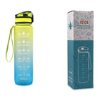 1L Tritan Water Bottle With Time Marker Bounce Cover Motivational Water Bottle Cycling Leakproof Cup For Sports Fitness Bottles - product type - NovaVisio