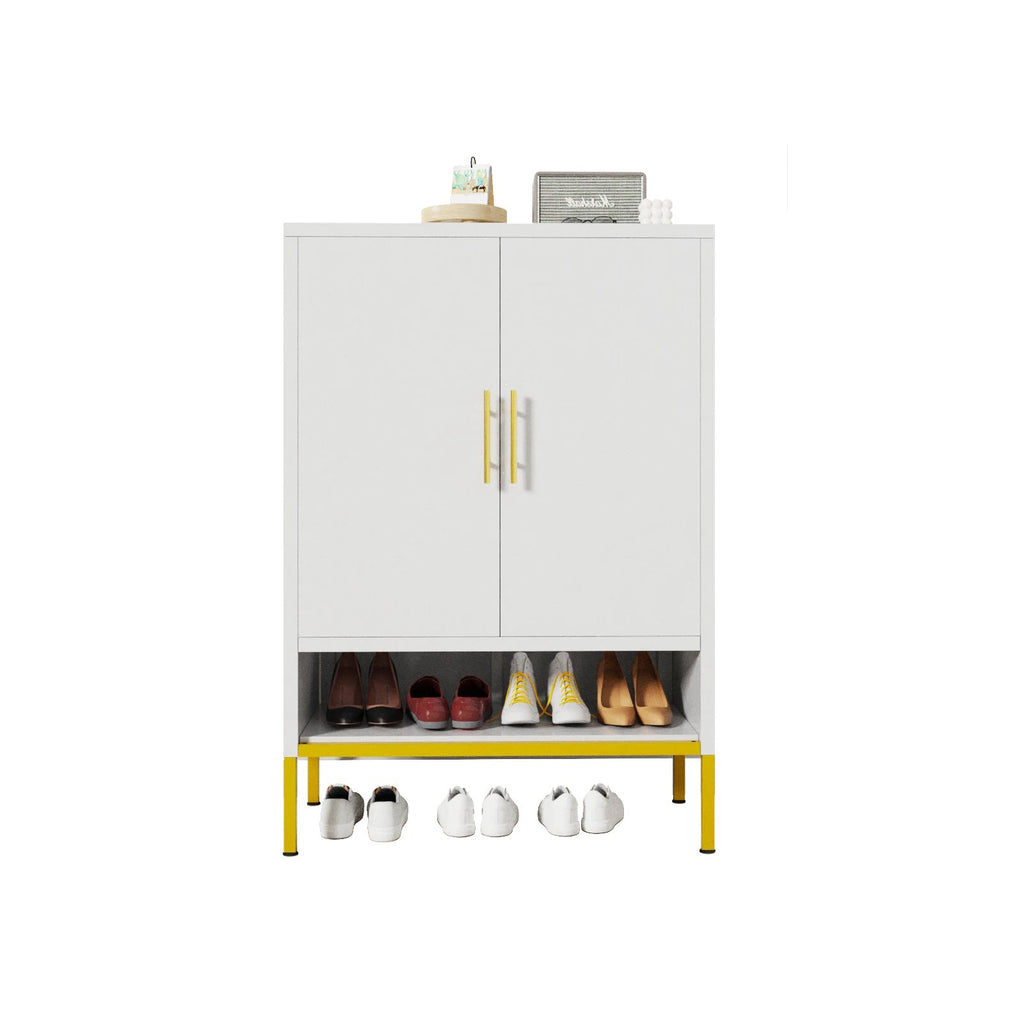 2 - Door Shoe Cabinet - Wooden Storage Organizer for Entryway & Hallway - product type - NovaVisio