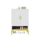 2 - Door Shoe Cabinet - Wooden Storage Organizer for Entryway & Hallway - product type - NovaVisio