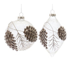 Beaded Glass Pinecone Ornament