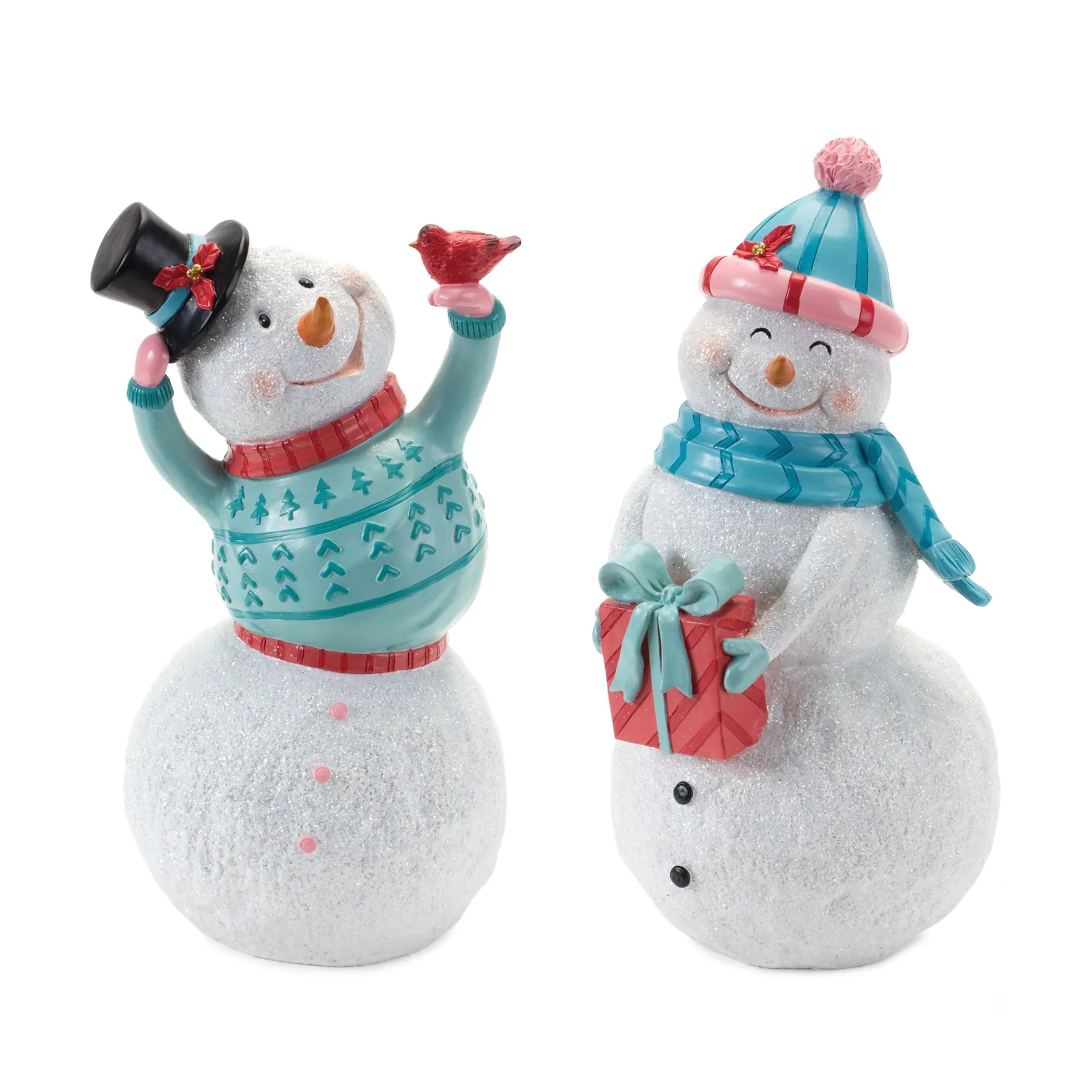 Whimsical Snowman Figurine