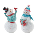 Whimsical Snowman Figurine