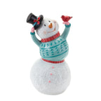 Whimsical Snowman Figurine