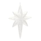 Clear Acrylic Star Drop Ornament
