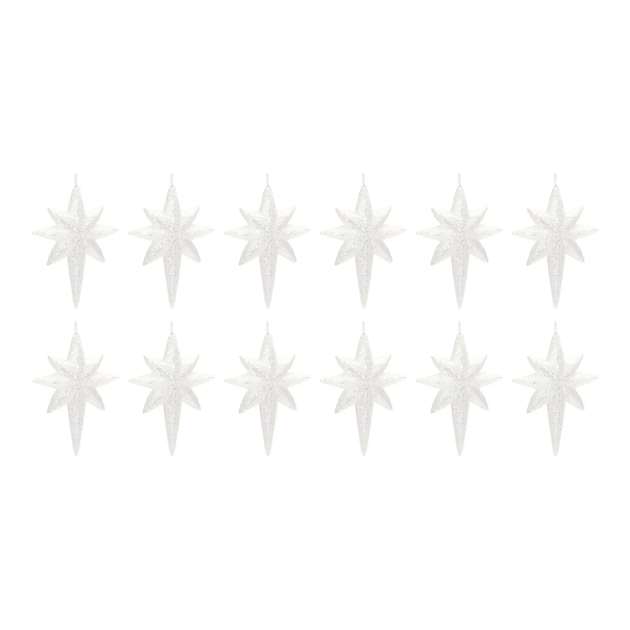 Clear Acrylic Star Drop Ornament