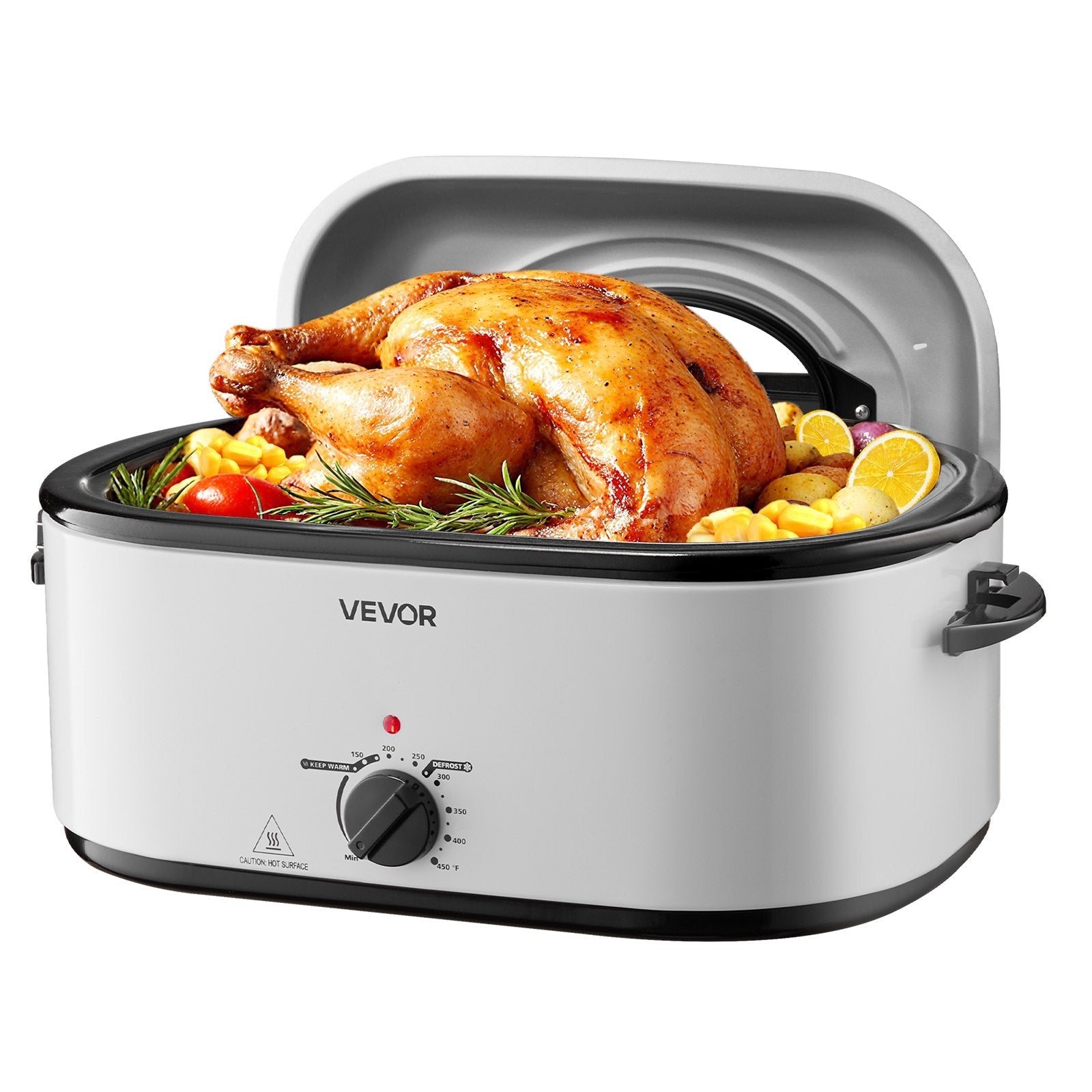 26 QT Electric Roaster Oven - 1450W Turkey Roaster with Self - Basting Lid - product type - NovaVisio