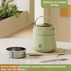 304 Stainless Steel Insulated Lunch Box - Extra Long Portable Container - product type - NovaVisio