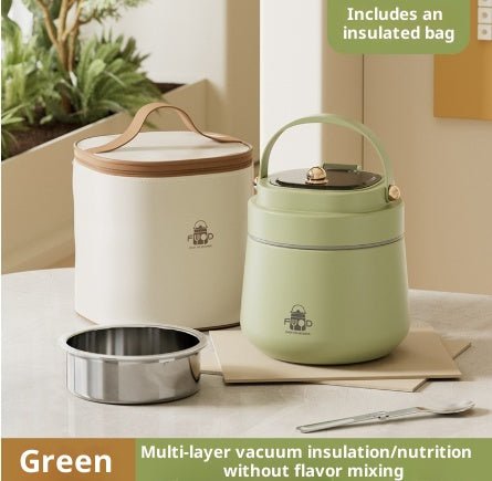 304 Stainless Steel Insulated Lunch Box - Extra Long Portable Container - product type - NovaVisio