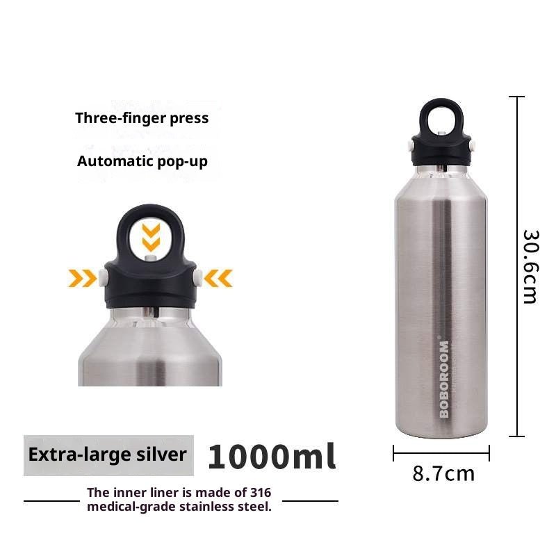 316 Insulated Cold And Hot Cup For Outdoor Sports Large Capacity Water Bottle - product type - NovaVisio