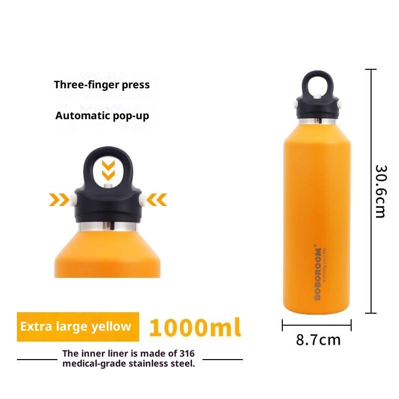 316 Insulated Cold And Hot Cup For Outdoor Sports Large Capacity Water Bottle - product type - NovaVisio