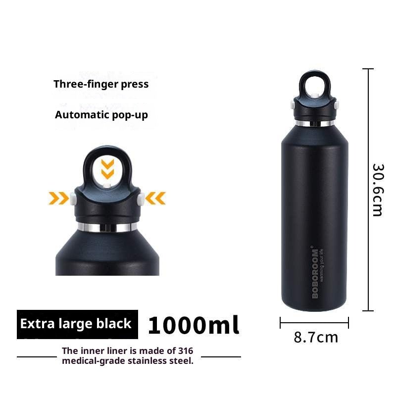 316 Insulated Cold And Hot Cup For Outdoor Sports Large Capacity Water Bottle - product type - NovaVisio