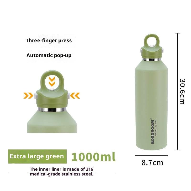 316 Insulated Cold And Hot Cup For Outdoor Sports Large Capacity Water Bottle - product type - NovaVisio