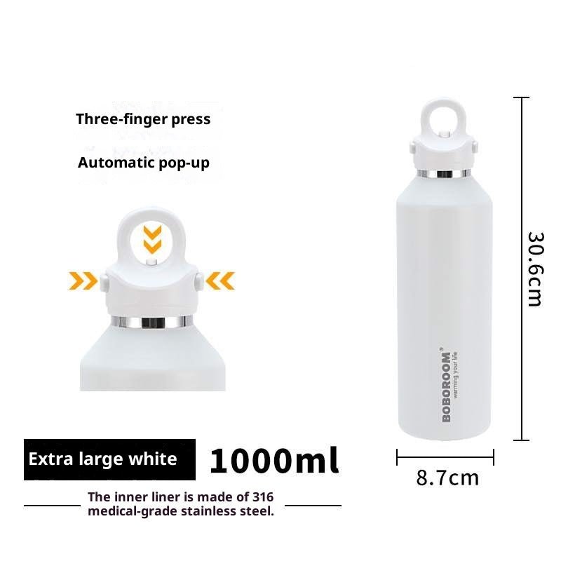 316 Insulated Cold And Hot Cup For Outdoor Sports Large Capacity Water Bottle - product type - NovaVisio