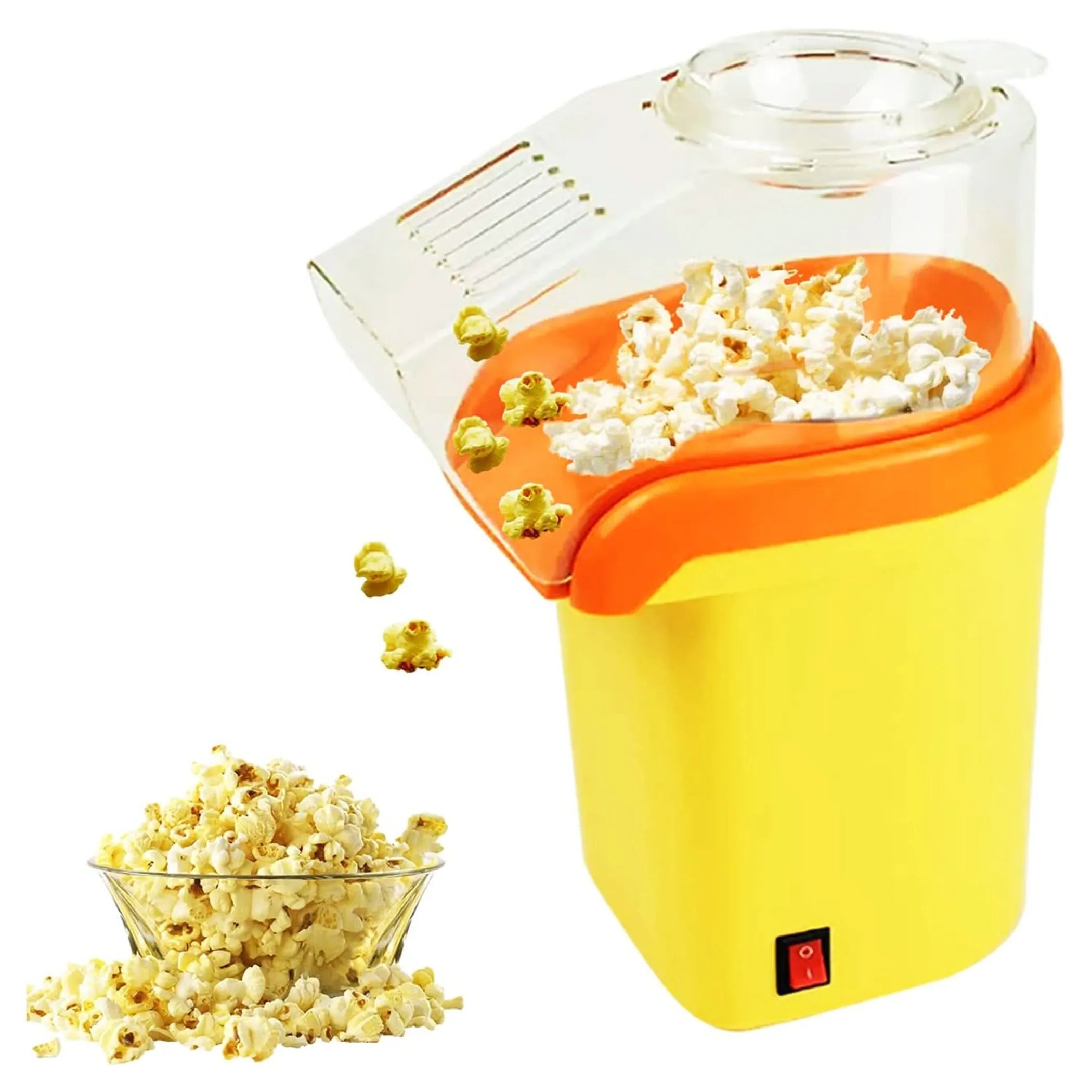 Popcorn Machine 16 Cup Hot Air Popper Mini Portable Electric Pop Corn Maker