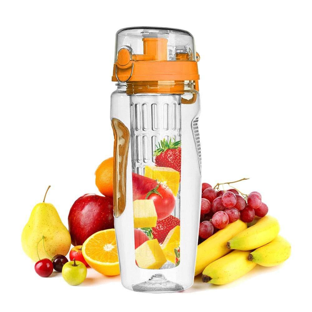 32oz Fruit Infuser Water Bottle - BPA Free Sport Infusion Bottle with Juice Shaker - product type - NovaVisio