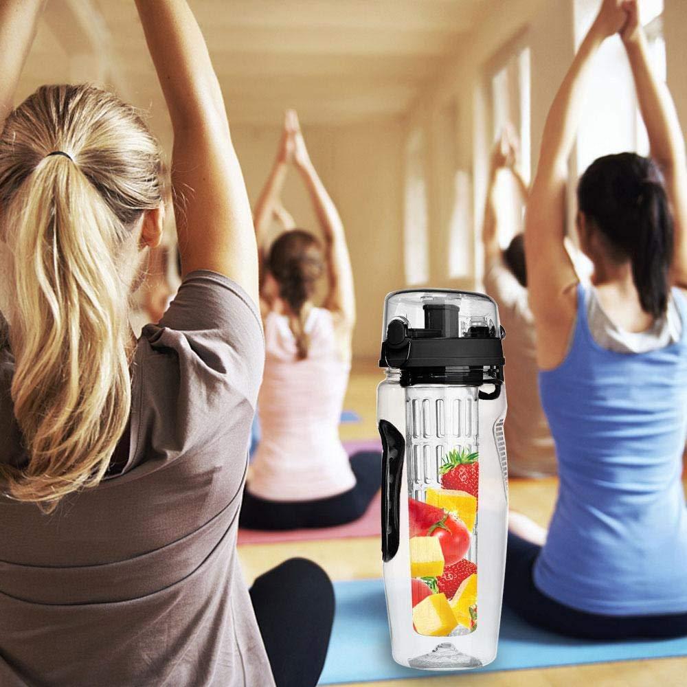 32oz Fruit Infuser Water Bottle - BPA Free Sport Infusion Bottle with Juice Shaker - product type - NovaVisio