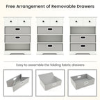 4 - Drawer Dresser - Modern Storage Organizer with Shelves - product type - NovaVisio