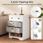 4 - Drawer Dresser - Modern Storage Organizer with Shelves - product type - NovaVisio