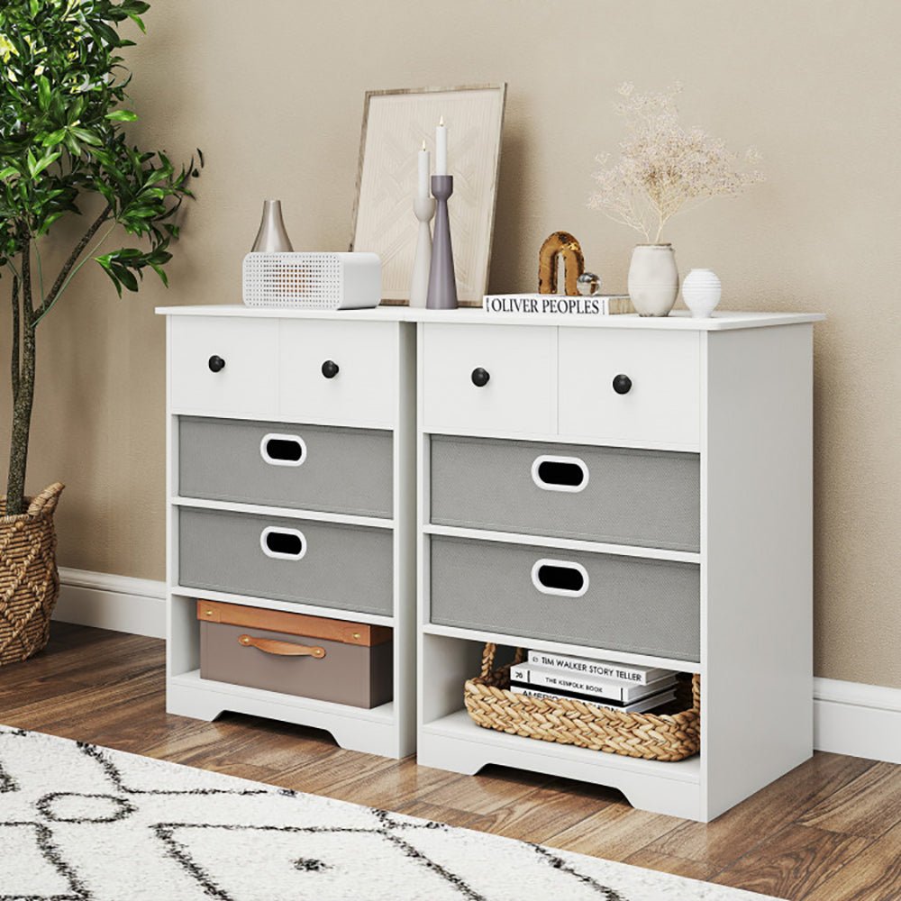 4 - Drawer Dresser - Modern Storage Organizer with Shelves - product type - NovaVisio