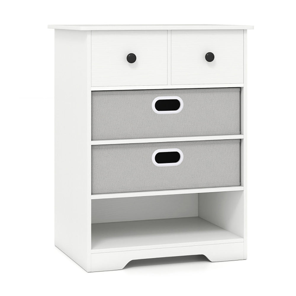 4 - Drawer Dresser - Modern Storage Organizer with Shelves - product type - NovaVisio