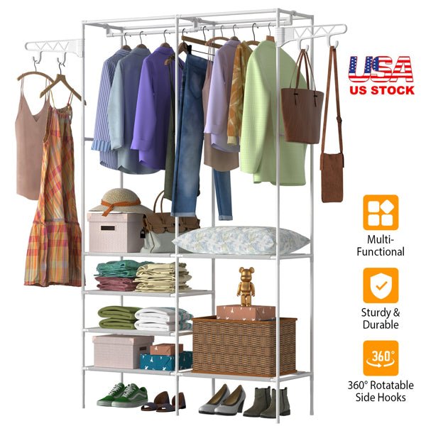 4 - Layer Shelf Closet Organizer - Hanging Storage Shelves for Clothes & Accessories - product type - NovaVisio