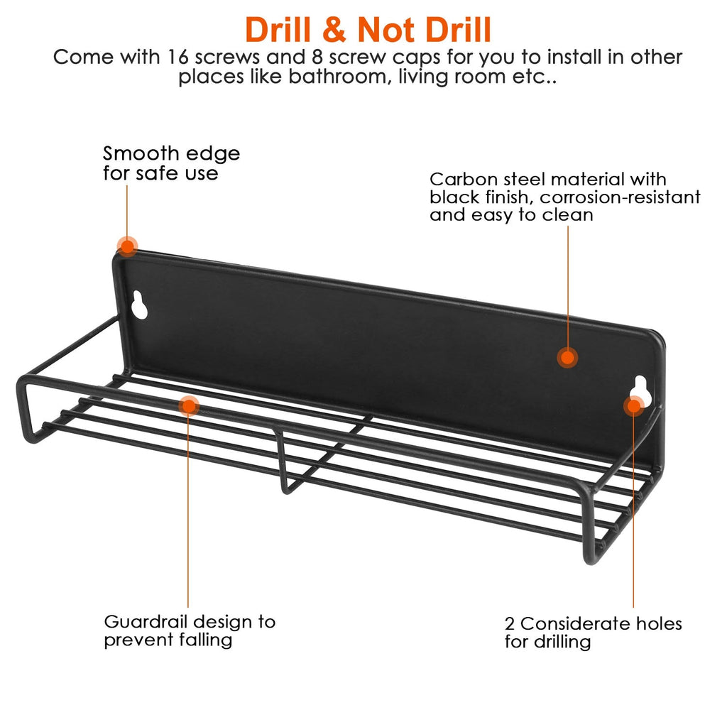 4 - Pack Magnetic Spice Rack Organizer - Fridge Storage Shelf for Kitchen Organization - product type - NovaVisio