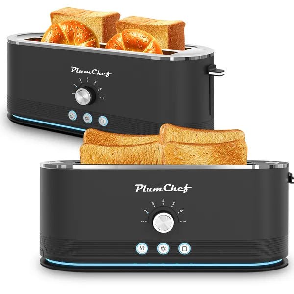 4 - Slice Stainless Steel Toaster - 7 Browning Settings, Defrost & Reheat - product type - NovaVisio