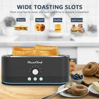 4 - Slice Stainless Steel Toaster - 7 Browning Settings, Defrost & Reheat - product type - NovaVisio