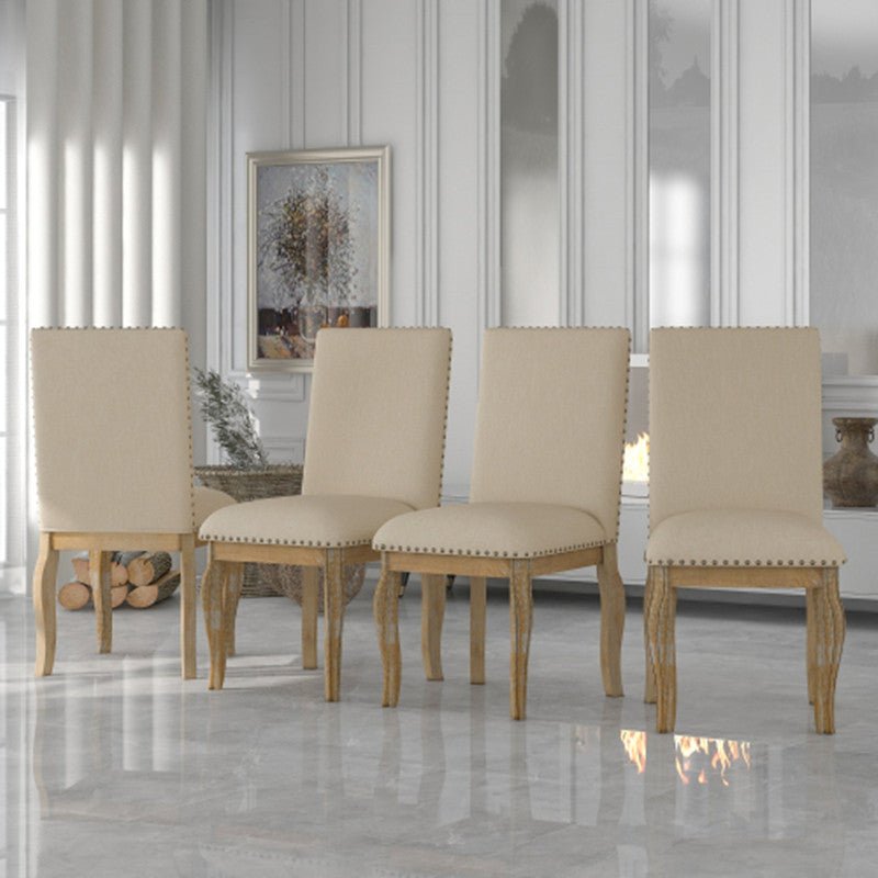 4 Wooden Cushioned Dining Chairs - product type - NovaVisio