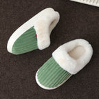 Plush Slippers Winter Thickened Coral Couple
