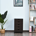 5 - Drawer File Cabinet - Nordic Style Rolling Organizer - product type - NovaVisio