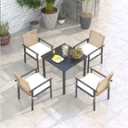 5 Pieces Outdoor Dining Set for 4 - product type - NovaVisio