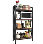 56'' Bakers Rack - 4 - Tier Metal & Wood Kitchen Storage Organizer - product type - NovaVisio