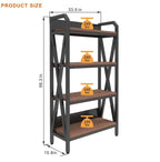 56'' Bakers Rack - 4 - Tier Metal & Wood Kitchen Storage Organizer - product type - NovaVisio