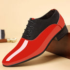 Shiny Surface Soft Sole Shoes Male