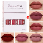 6 Boxes Of Matte Non - stick Cup Waterproof Lipstick Long Lasting Lip Gloss - product type - NovaVisio