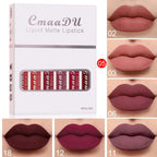 6 Boxes Of Matte Non - stick Cup Waterproof Lipstick Long Lasting Lip Gloss - product type - NovaVisio
