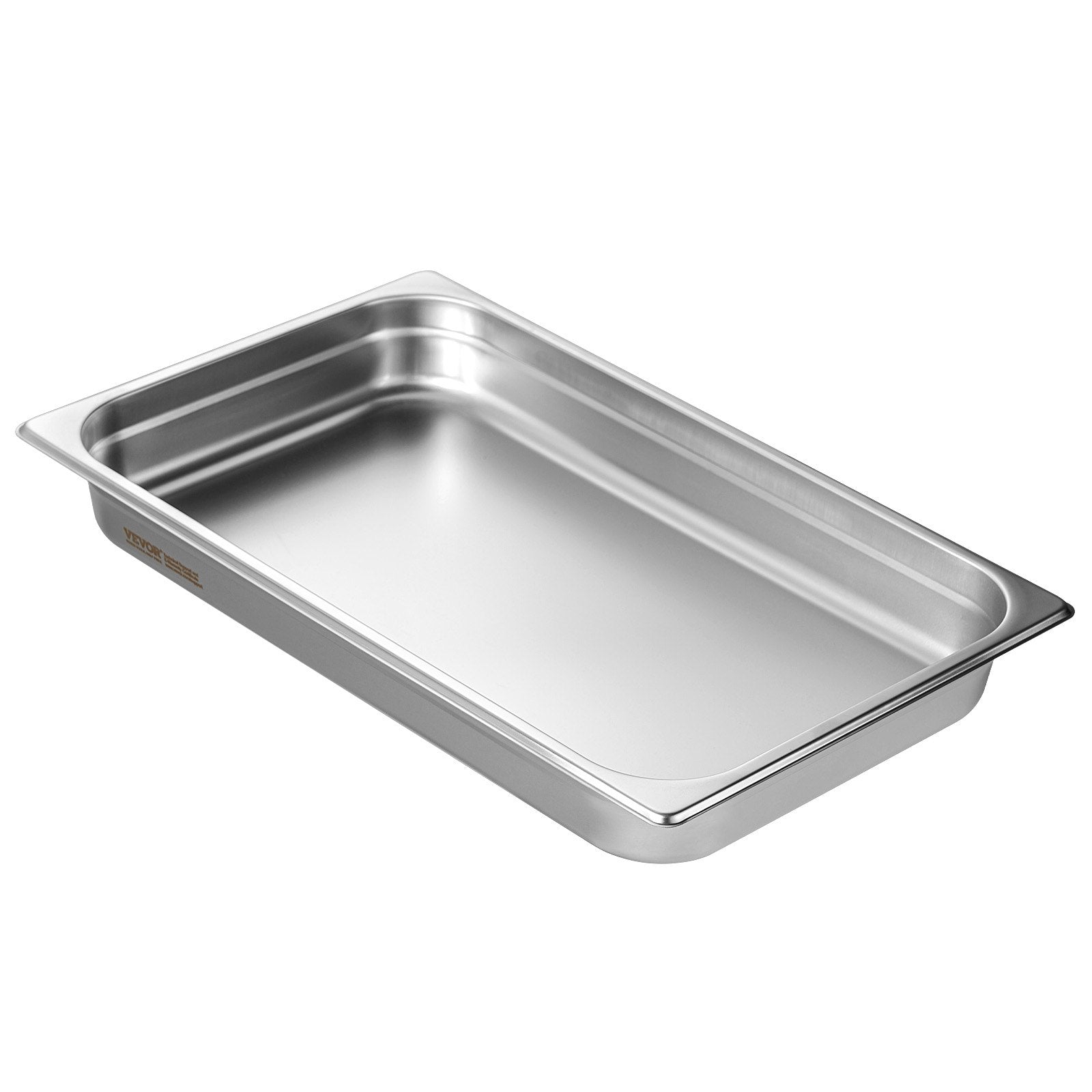 6 Pack Hotel Pans Full Size - 2.5" Deep Stainless Steel Steam Table Pans - product type - NovaVisio