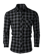 Fashion Casual Printed Slim-fit Lapel Shirt