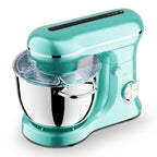 6QT & 5QT Dual Bowl Stand Mixer - 10 Speed Tilt - Head with Timer & Attachments | Blue - product type - NovaVisio